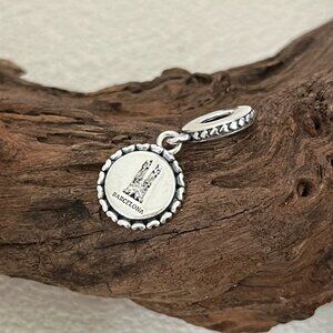 Pandora Gaudi La Sagrada Familia Spain Barcelona S925 Silver Dangle Charm